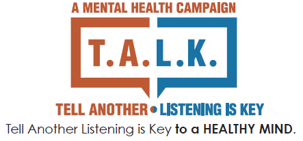Flyer: TALK = Tell Another, Listening is Key